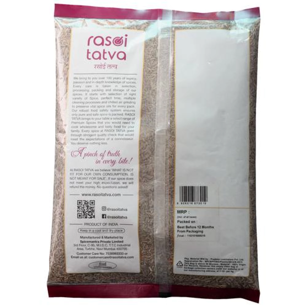RASOI TATVA Cumin Seed - 100percent Natural, 500 g-2.webp